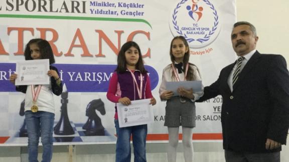 Satrançta Atatürk İlk ve Orta Okulu Öğrencilerinin Tarihi Başarısı